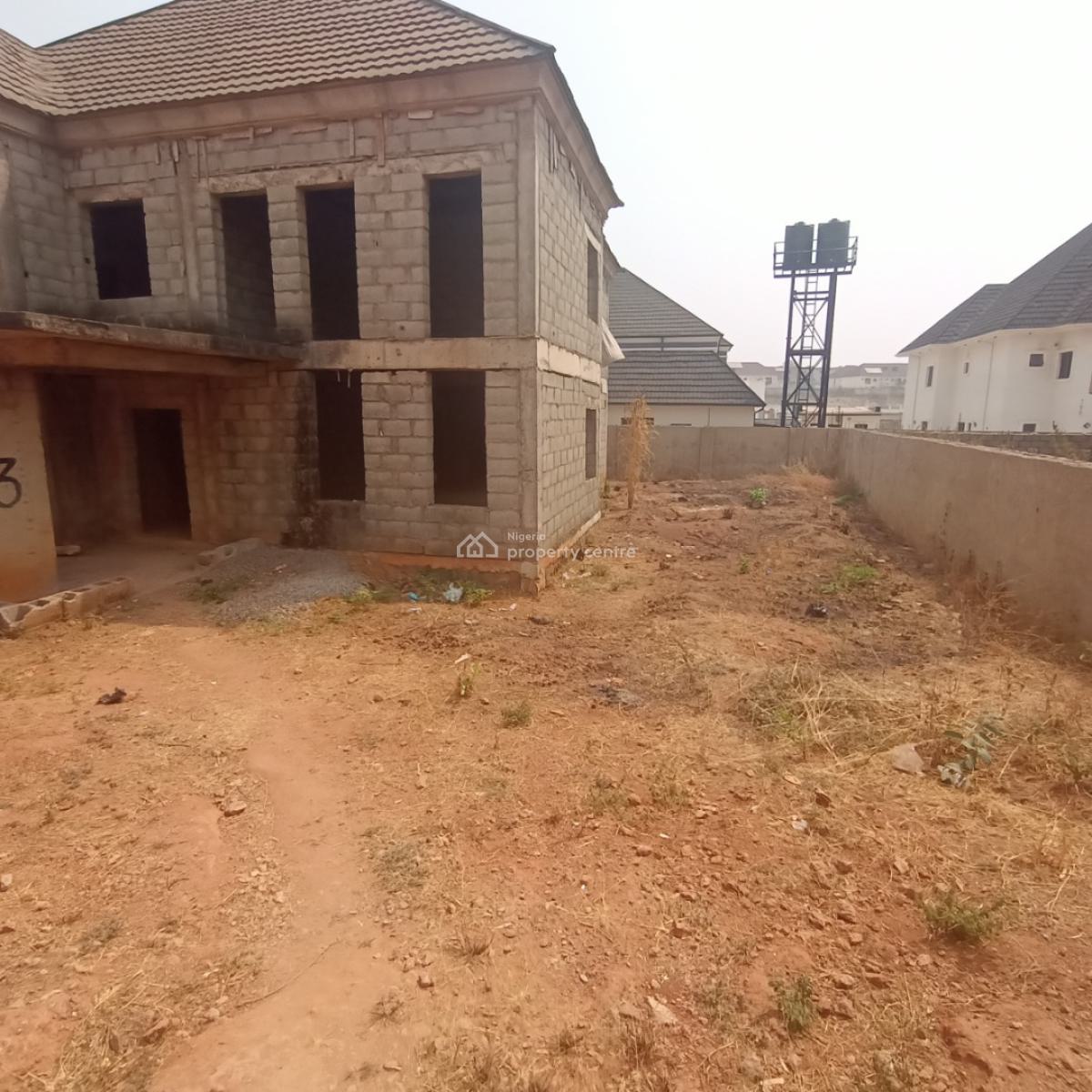 5 Bedroom Detached Duplex with Bq (carcass), Admiralty Estate, Asokoro District, Abuja, House for Sale