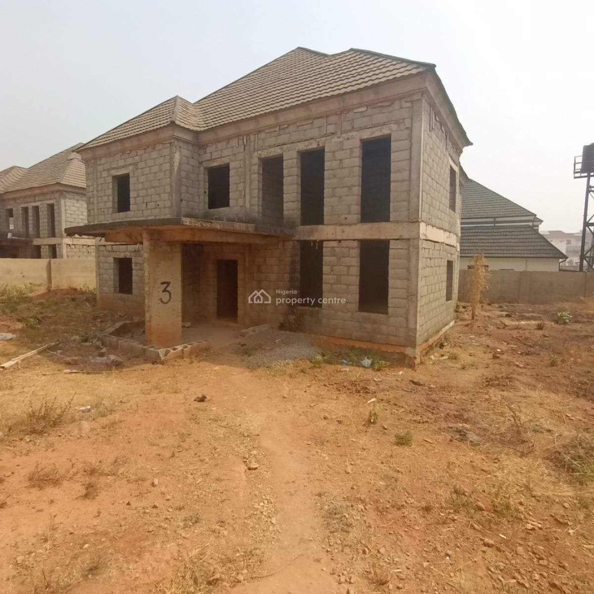 5 Bedroom Detached Duplex with Bq (carcass), Admiralty Estate, Asokoro District, Abuja, House for Sale