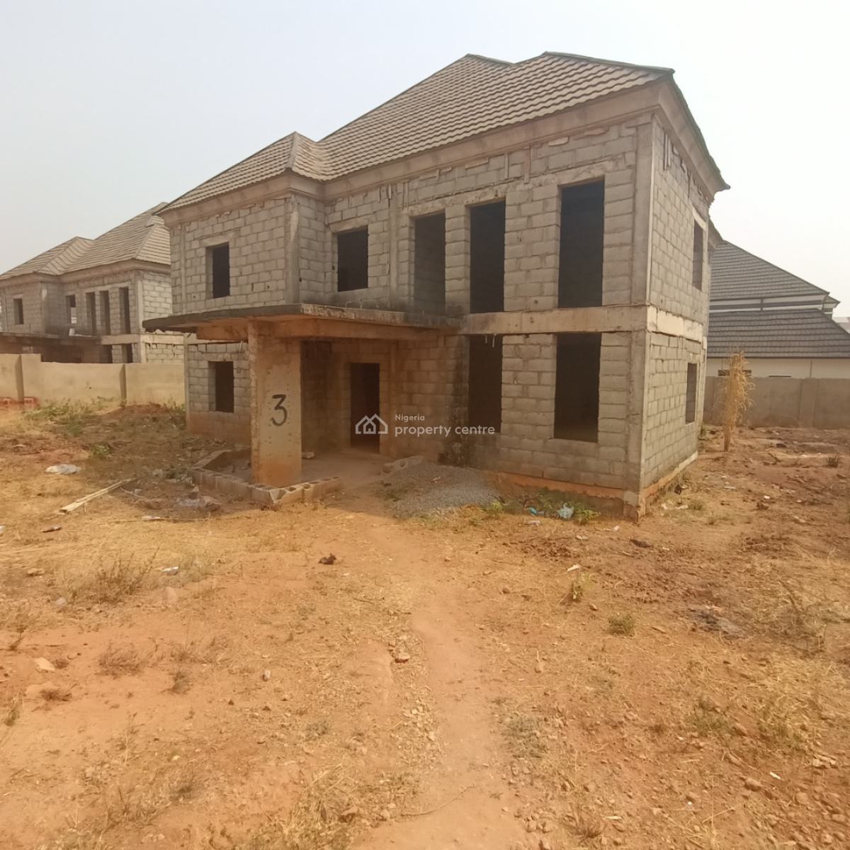 5 Bedroom Detached Duplex with Bq (carcass), Admiralty Estate, Asokoro District, Abuja, House for Sale