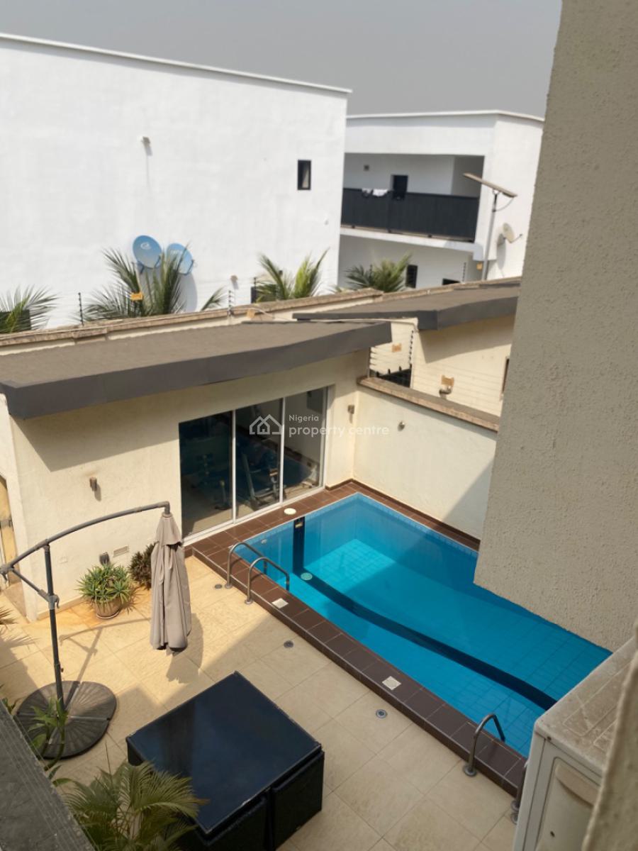Luxury 4 Bedroom Terrace With1bq , Swimming Pool/ Gen /ac/ Inverter, Jabi, Abuja, Terraced Duplex for Rent