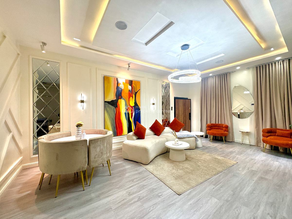 Fully Furnished 2 Bedroom Apartment with 24/7 Electricity, Lekki Phase 1, Lekki, Lagos, Flat / Apartment for Rent