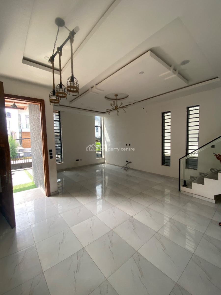 Luxury 4 Bedroom Fully Detached with Bq, Chevron, Lekki, Lagos, Detached Duplex for Rent