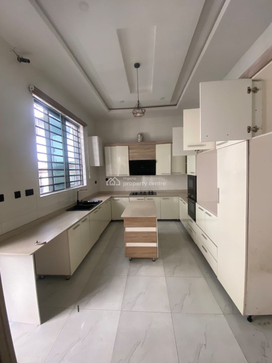 Luxury 4 Bedroom Fully Detached with Bq, Chevron, Lekki, Lagos, Detached Duplex for Rent