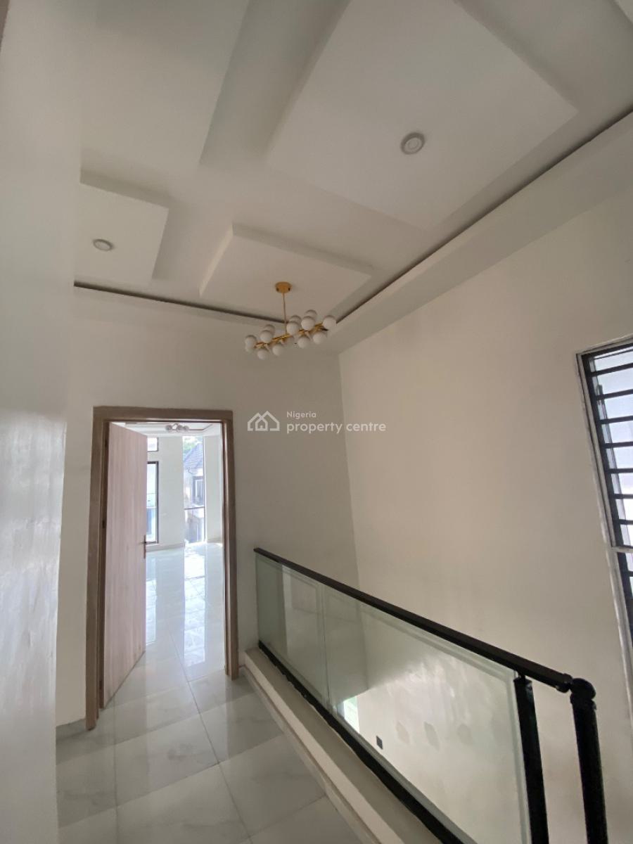 Luxury 4 Bedroom Fully Detached with Bq, Chevron, Lekki, Lagos, Detached Duplex for Rent