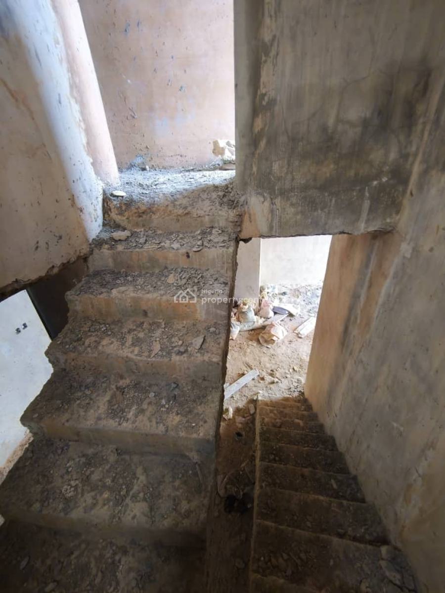 Spacious Carcass 3 Bedroom Maisonette Penthouse, Lekki Phase 1, Lekki, Lagos, House for Sale