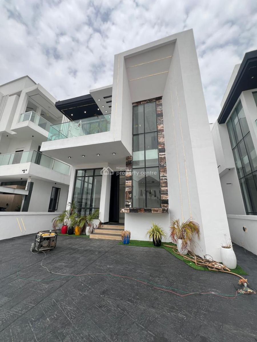 Luxurious 5-bedroom Fully Detached with Bq & Private Pool, Chevron, Chevron, Lekki, Lagos, Detached Duplex for Sale