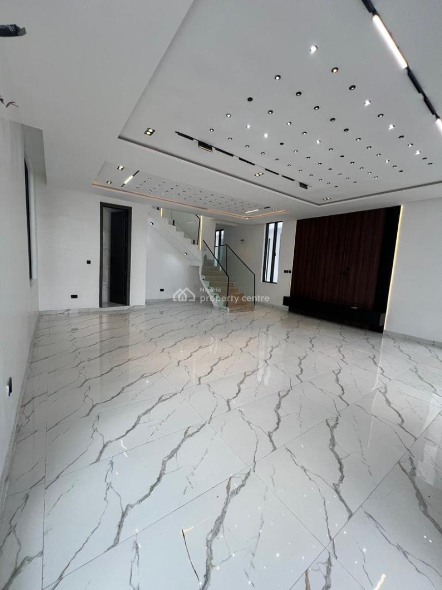 Luxurious 5-bedroom Fully Detached with Bq & Private Pool, Chevron, Chevron, Lekki, Lagos, Detached Duplex for Sale