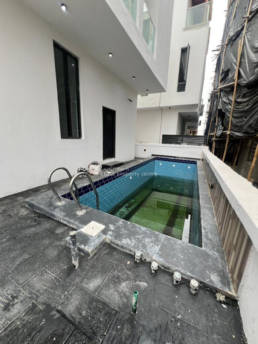 Luxurious 5-bedroom Fully Detached with Bq & Private Pool, Chevron, Chevron, Lekki, Lagos, Detached Duplex for Sale