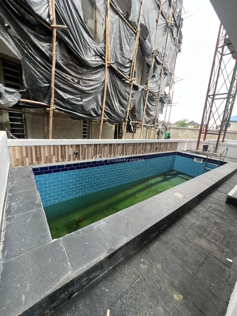 Luxurious 5-bedroom Fully Detached with Bq & Private Pool, Chevron, Chevron, Lekki, Lagos, Detached Duplex for Sale