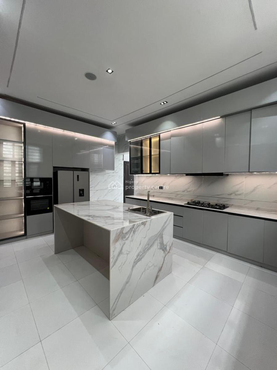 6 Bedroom Fully Detached Duplex + Bq, Rootfop - Swimming Pool, Chevron, Lekki, Lagos, Detached Duplex for Sale