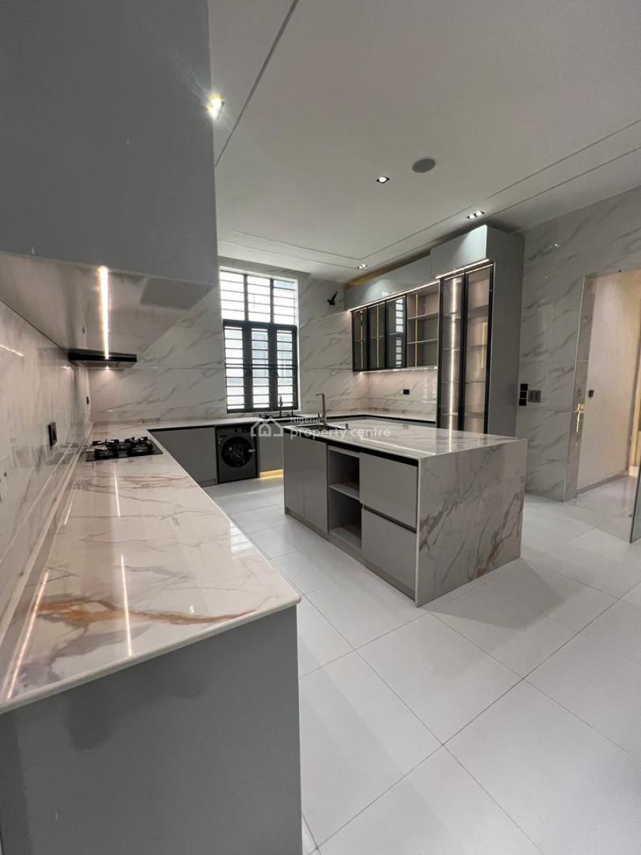 6 Bedroom Fully Detached Duplex + Bq, Rootfop - Swimming Pool, Chevron, Lekki, Lagos, Detached Duplex for Sale