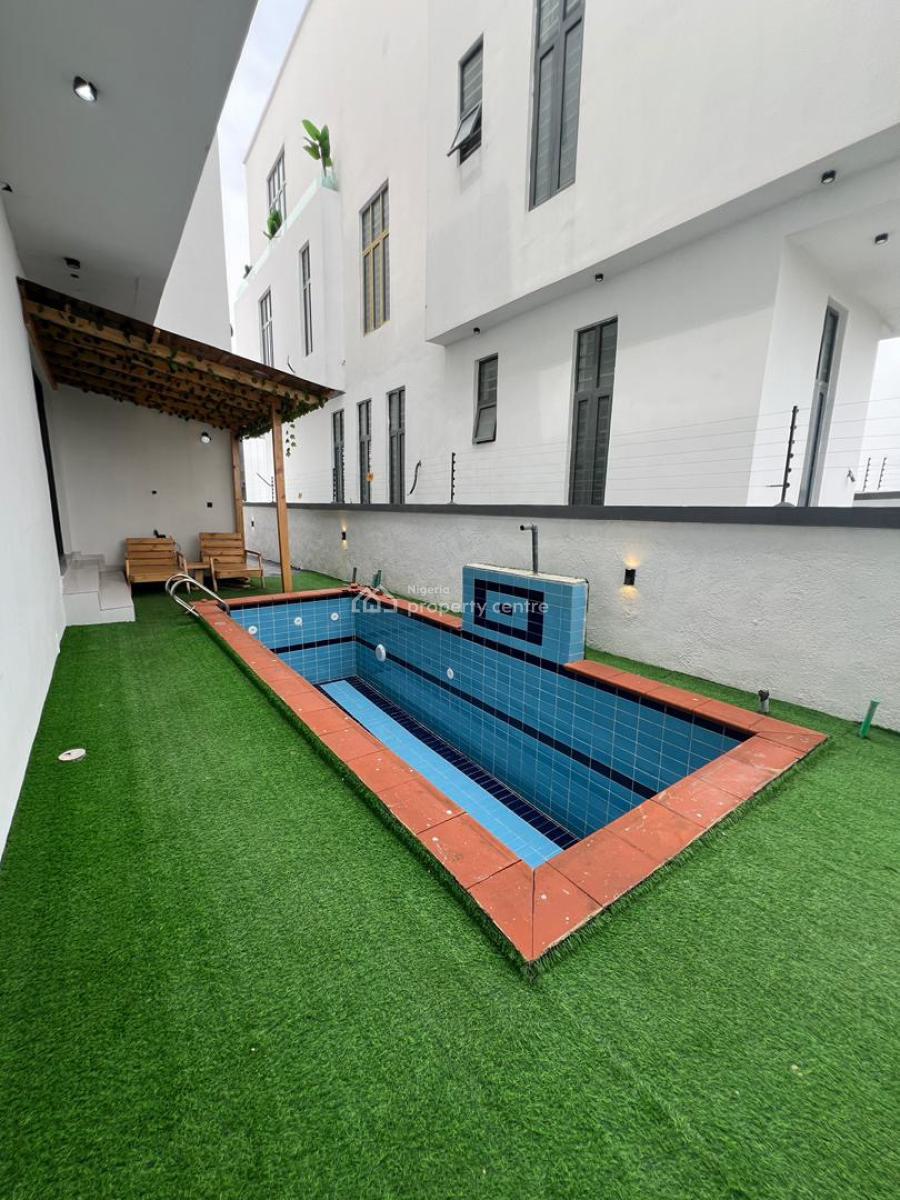 6 Bedroom Fully Detached Duplex + Bq, Rootfop - Swimming Pool, Chevron, Lekki, Lagos, Detached Duplex for Sale