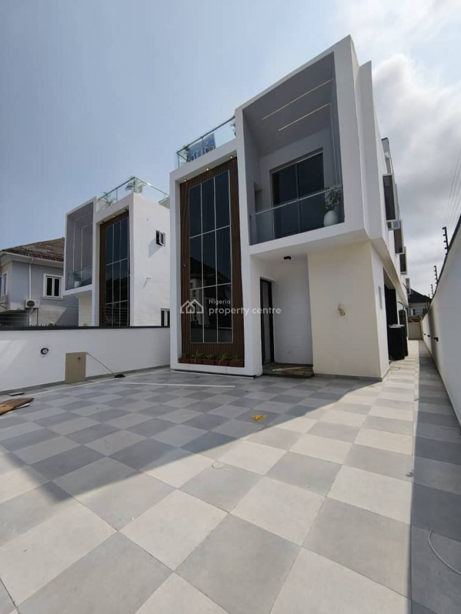 Luxury Brand New 2 Units of 5 Bedroom Fully Detached Plus Bq, Chevron Drive, Lekki, Lagos, Semi-detached Duplex for Sale