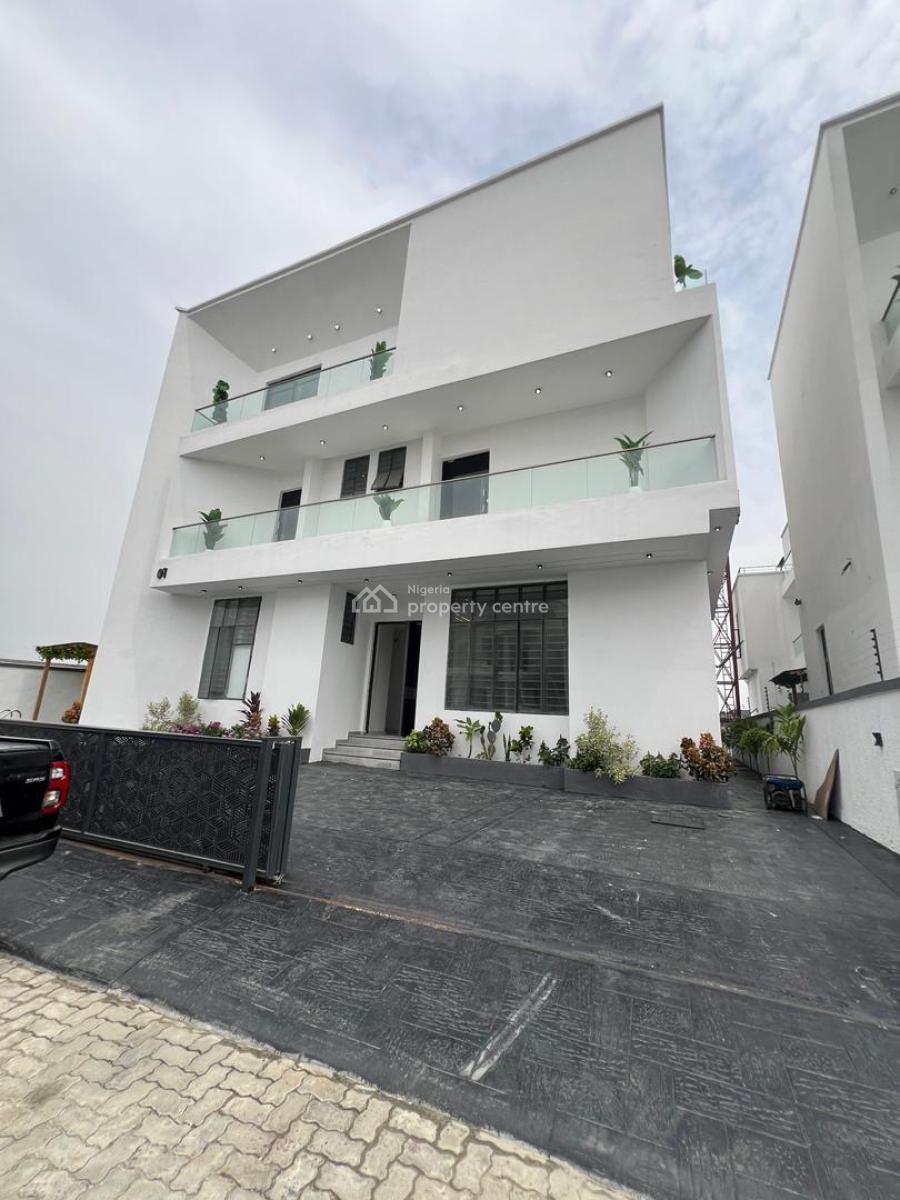5 Bedroom Fully Detached Duplex + Bq, Rootfop, Chevron Drive, Lekki, Lagos, Detached Duplex for Sale