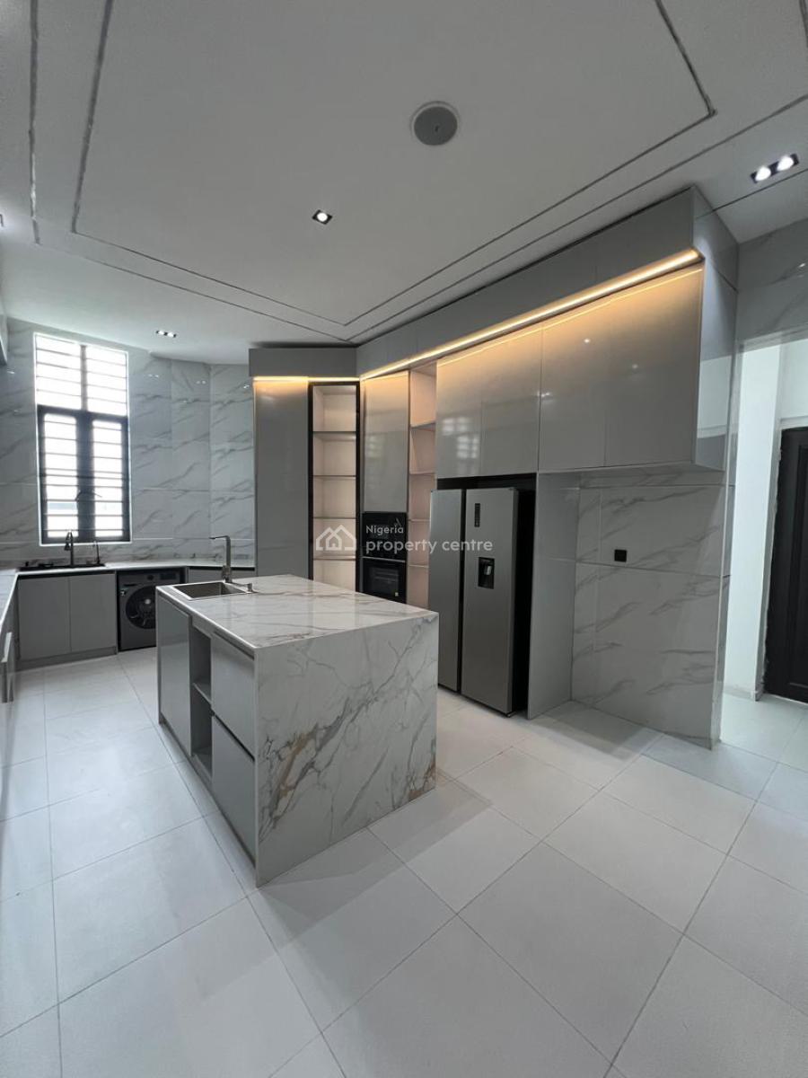 5 Bedroom Fully Detached Duplex + Bq, Rootfop, Chevron Drive, Lekki, Lagos, Detached Duplex for Sale