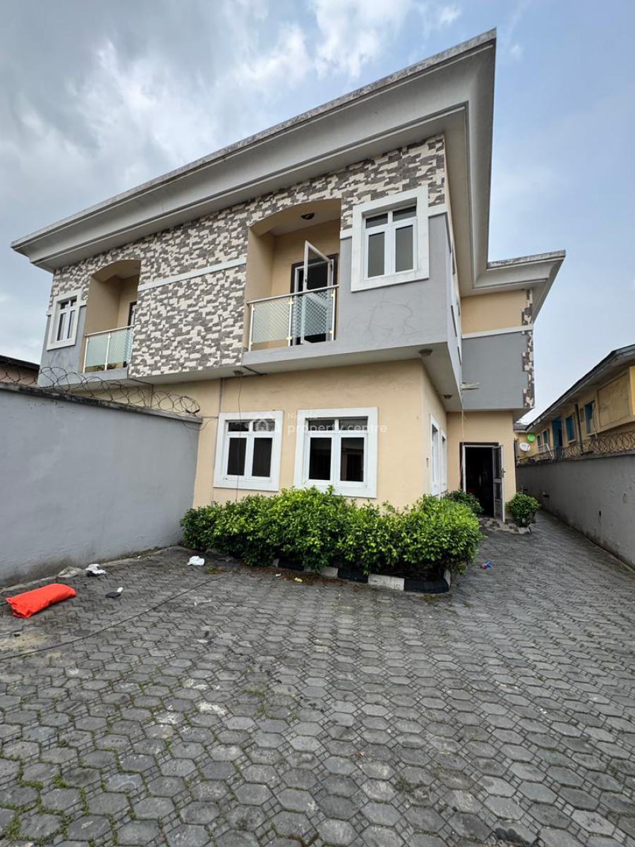 Very Solid 4 Bedroom Semi Detached Duplex with Bq, Surulere, Lagos, Semi-detached Duplex for Sale