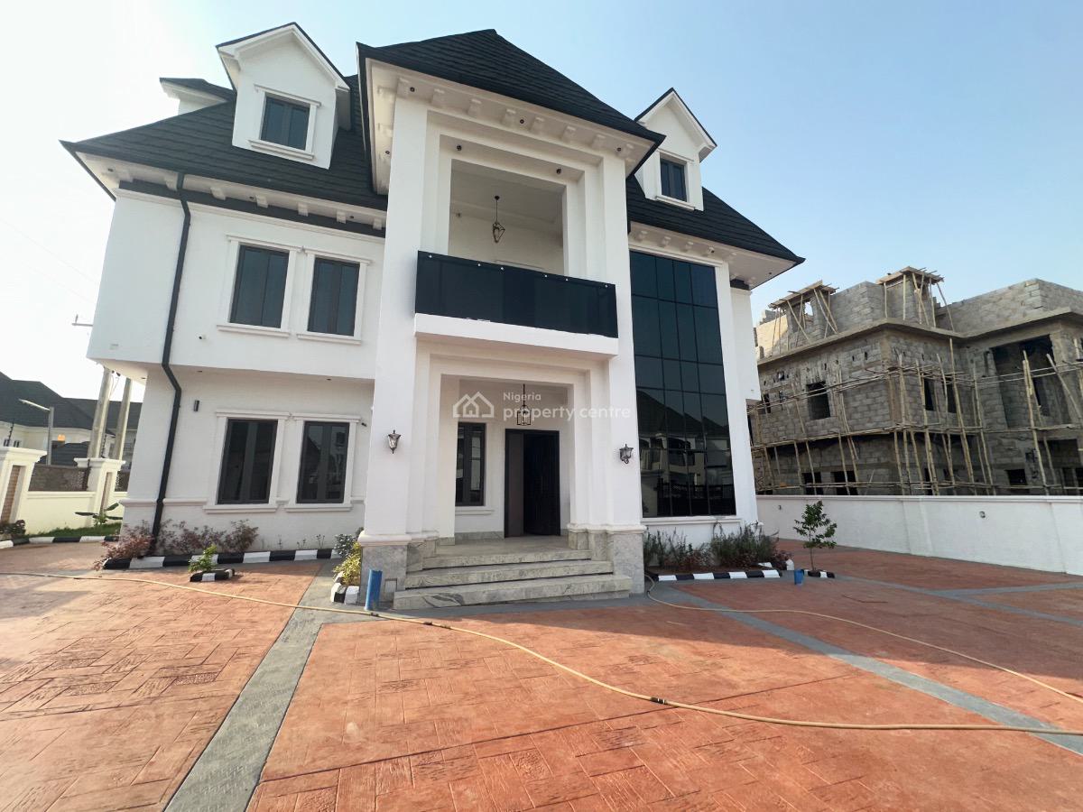 Luxury 7 Bedroom  Mansion with 2 Rooms Bq, & Pool, Efab Metropolis Estate, Gwarinpa, Abuja, Detached Duplex for Sale