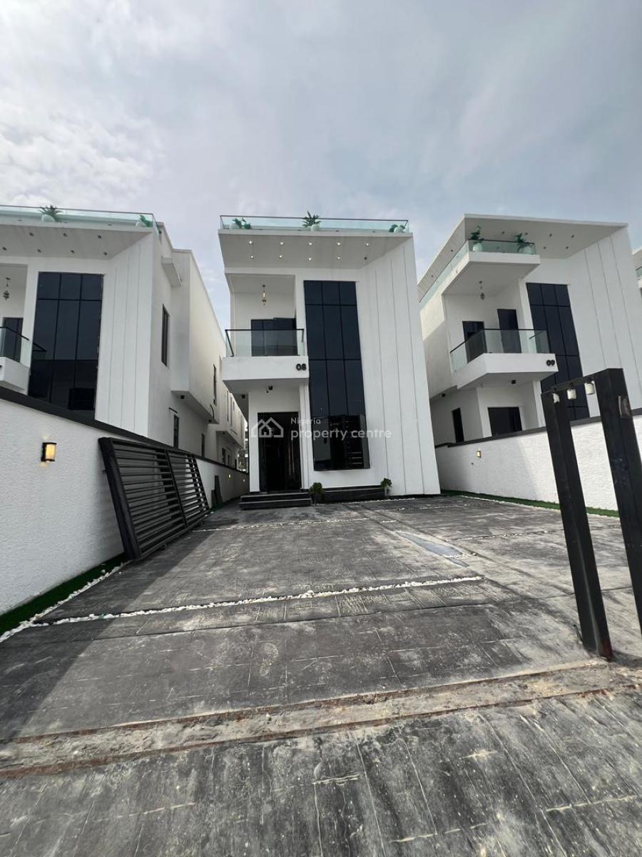 5 Bedroom Fully Detached Duplex + Bq, - Swimming Pool - Chevron, Lekki, Chevron, Lekki, Lagos, Detached Duplex for Sale