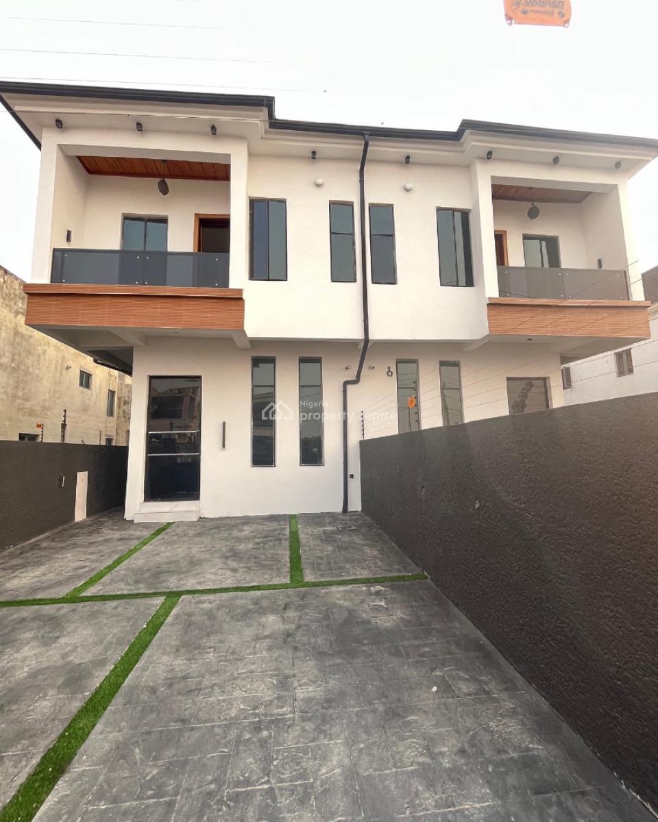 Lovely 4 Bedroom Semi Detached Duplex with Bq, Agungi, Lekki, Lagos, Semi-detached Duplex for Sale