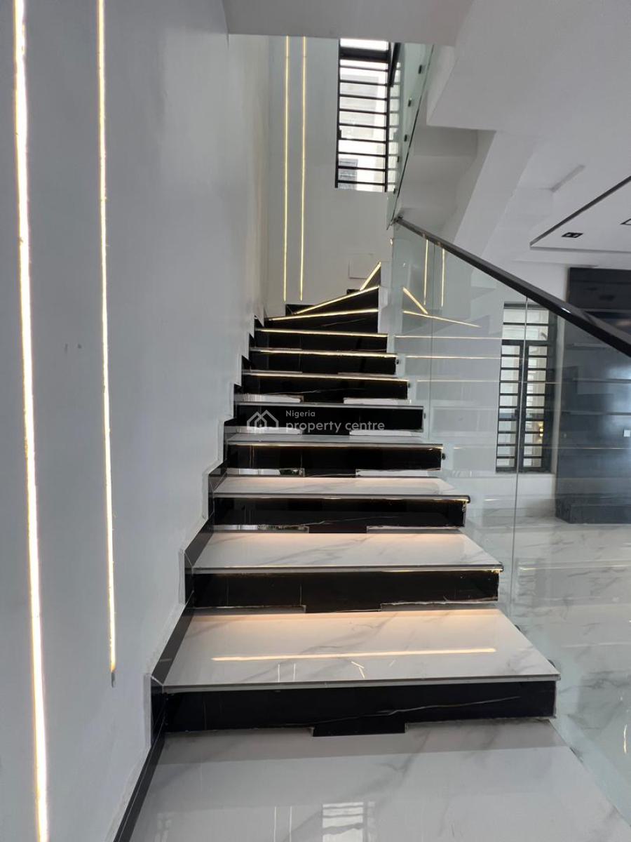 Luxurious 5-bedroom Fully Detached Duplex with Bq & Private Swimming P, Chevron, Lekki, Lagos, Detached Duplex for Sale