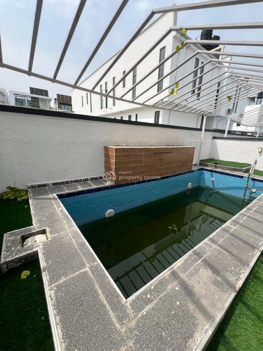 Luxurious 5-bedroom Fully Detached Duplex with Bq & Private Swimming P, Chevron, Lekki, Lagos, Detached Duplex for Sale