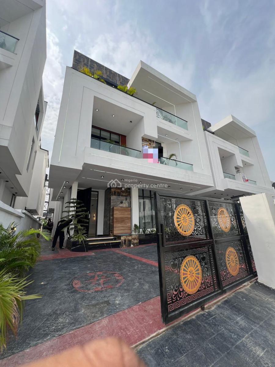 6 Bedroom Fully Detached Duplex + Bq, Rootfop - Swimming Pool, Chevron, Lekki, Lagos, Detached Duplex for Sale