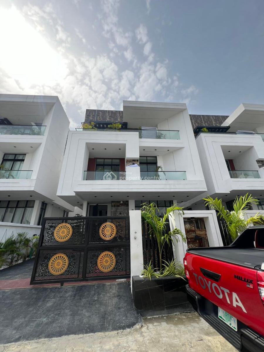 6 Bedroom Fully Detached Duplex + Bq, Rootfop - Swimming Pool, Chevron, Lekki, Lagos, Detached Duplex for Sale