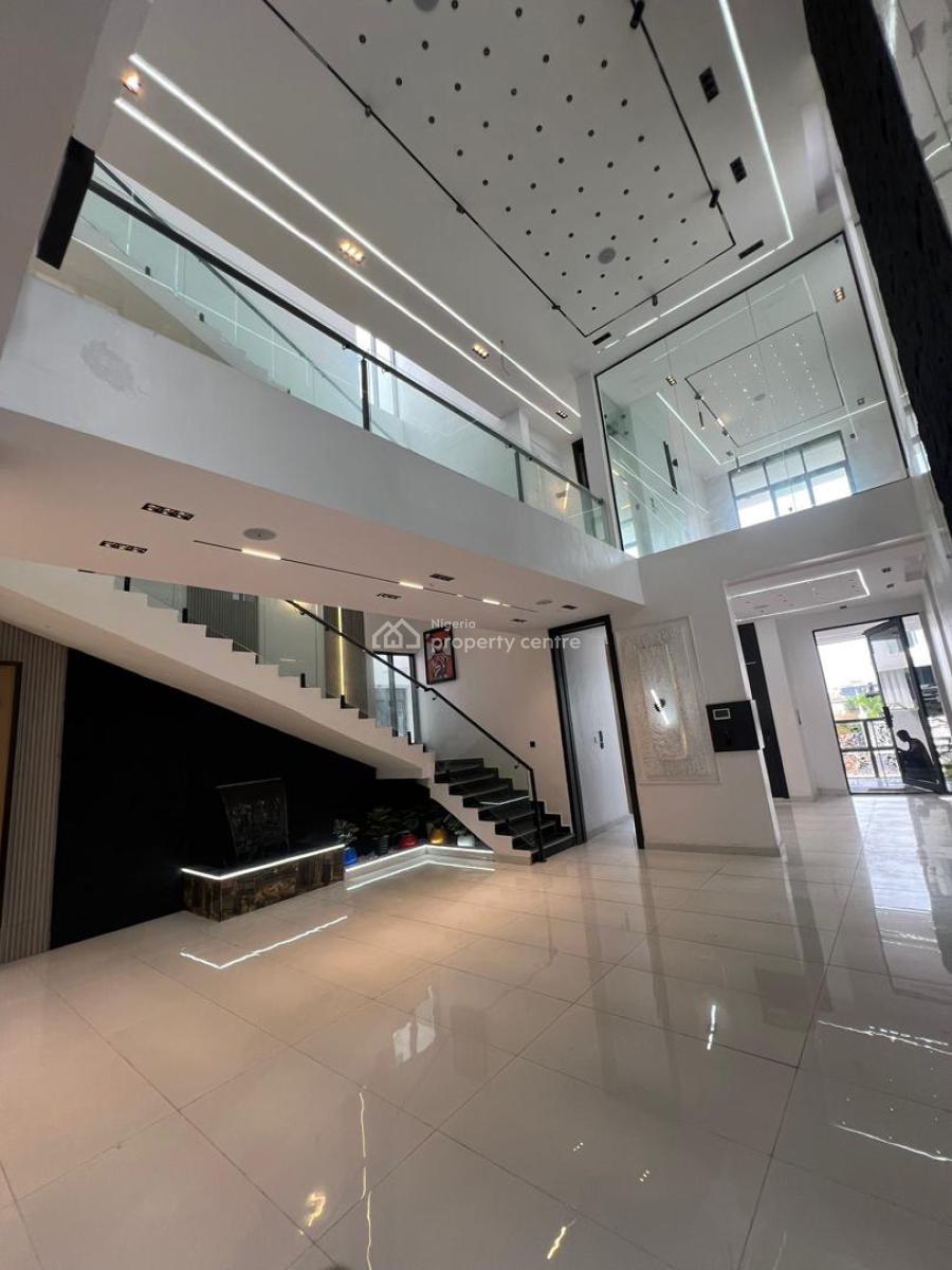 6 Bedroom Fully Detached Duplex + Bq, Rootfop - Swimming Pool, Chevron, Lekki, Lagos, Detached Duplex for Sale