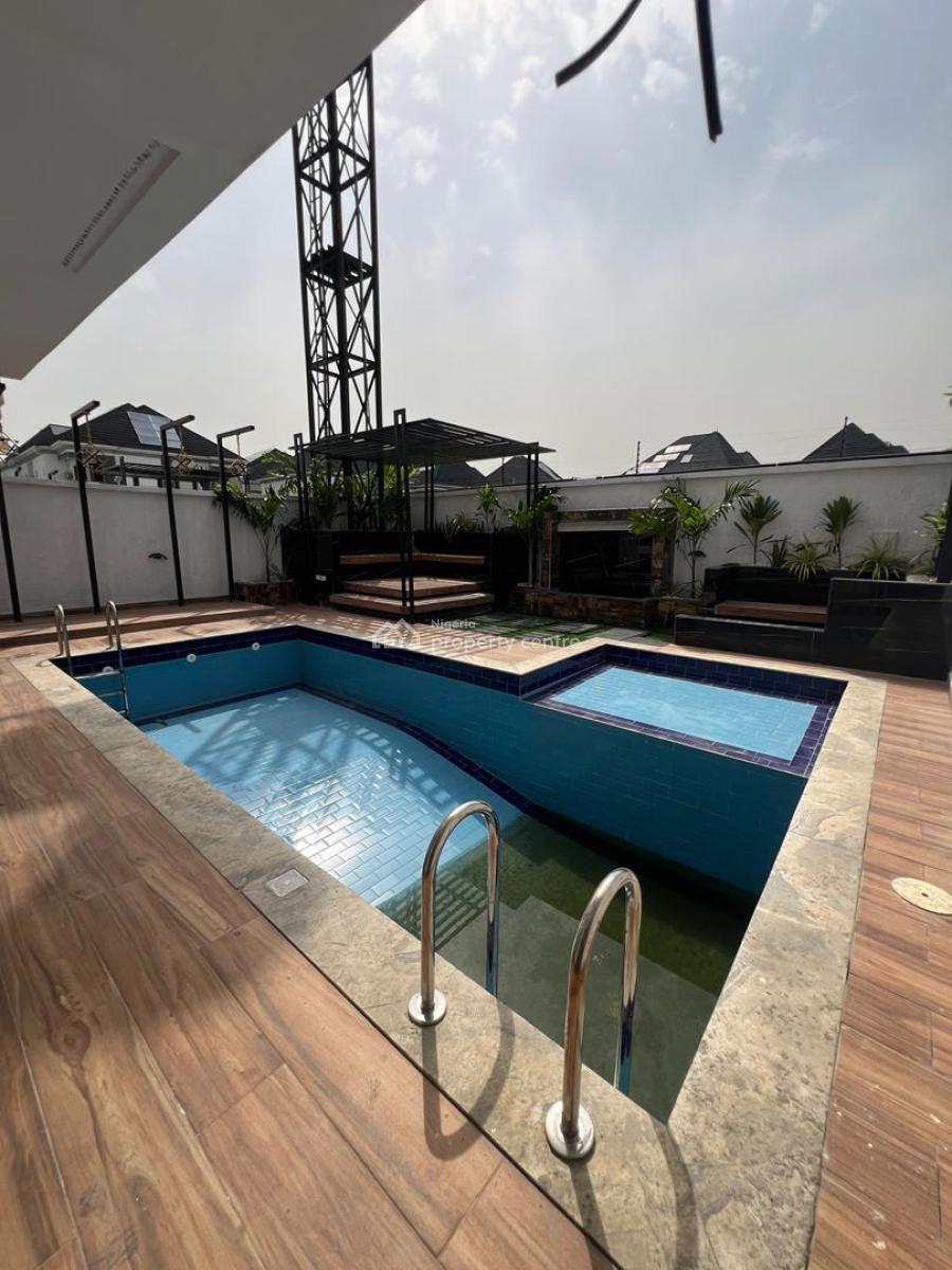 6 Bedroom Fully Detached Duplex + Bq, Rootfop - Swimming Pool, Chevron, Lekki, Lagos, Detached Duplex for Sale
