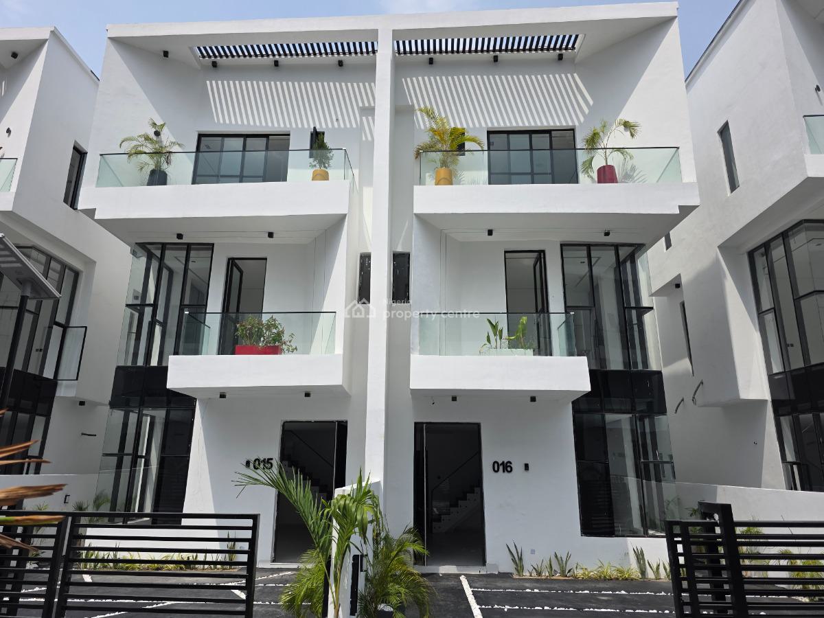 4 Bedroom Semi-detached Duplex with Bq, Chevron Tollgate, Lekki, Lagos, Semi-detached Duplex for Sale
