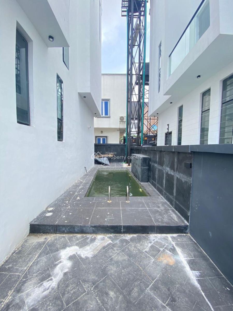 Newly Built 5 Bedroom Fully Detached Duplex with Cinema, Pool and Bq, Osapa, Lekki, Lagos, Detached Duplex for Sale