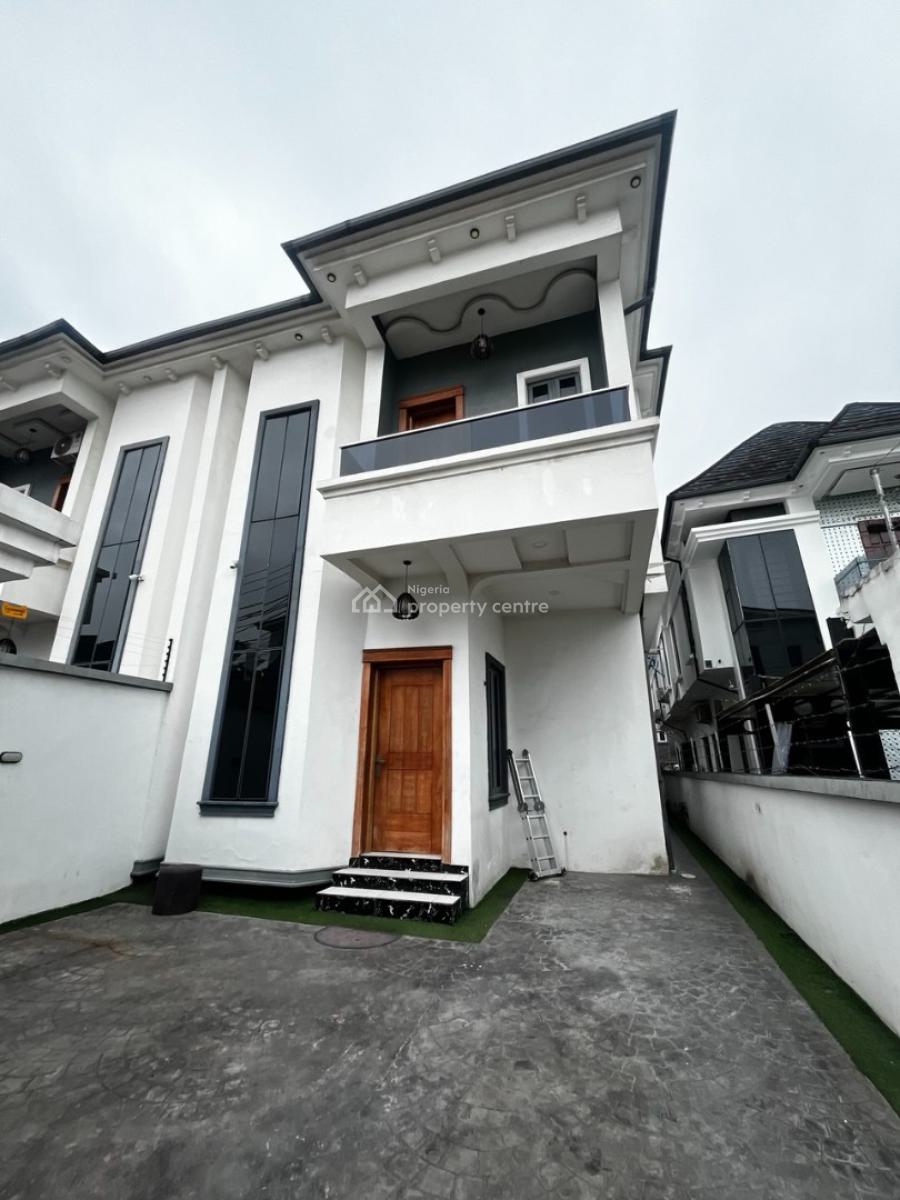 4 Bedroom Detached with Bq, Osapa, Lekki, Lagos, Detached Duplex for Rent