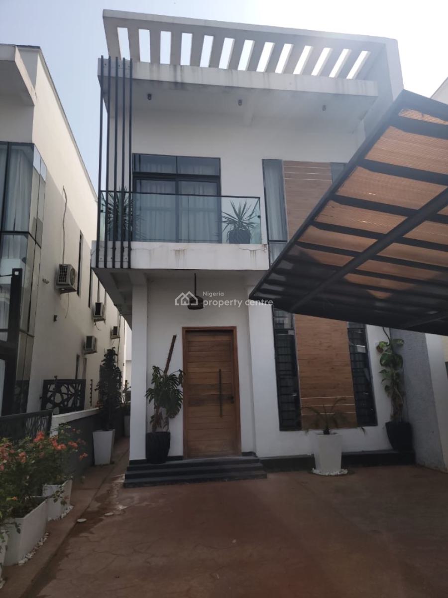 Brand New Luxurious 4 Bedroom with a Room Bq and Swimming Pool, Chevron Alternative Road, Agungi, Lekki, Lagos, Detached Duplex for Sale