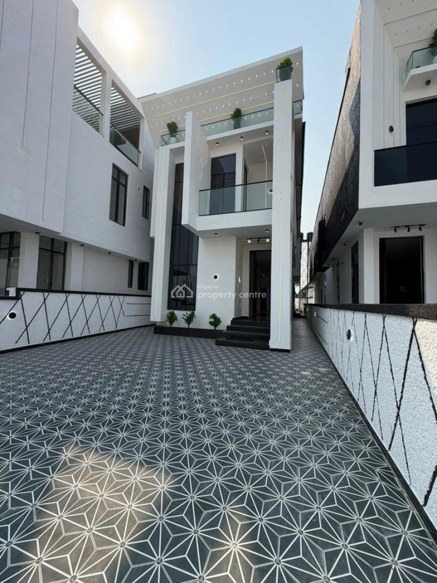 Luxury 5 Bedroom Fully Detached Duplex with a Bq, Pool, Cinema, Chevron, Lekki, Lagos, Detached Duplex for Sale