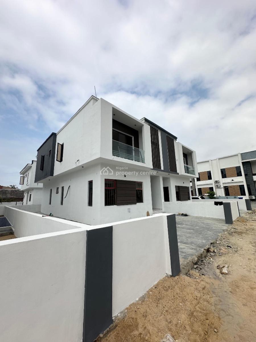 Sharp 4 Bedroom Semi- Detached Duplex with Bq & Pool, Ologolo, Lekki, Lagos, Semi-detached Duplex for Sale