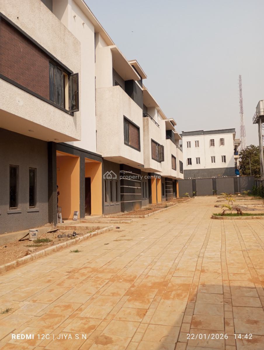 Newly Built and Specious 4 Bedroom Terraced Duplex with Bq, Kaura, Abuja, Terraced Duplex for Rent