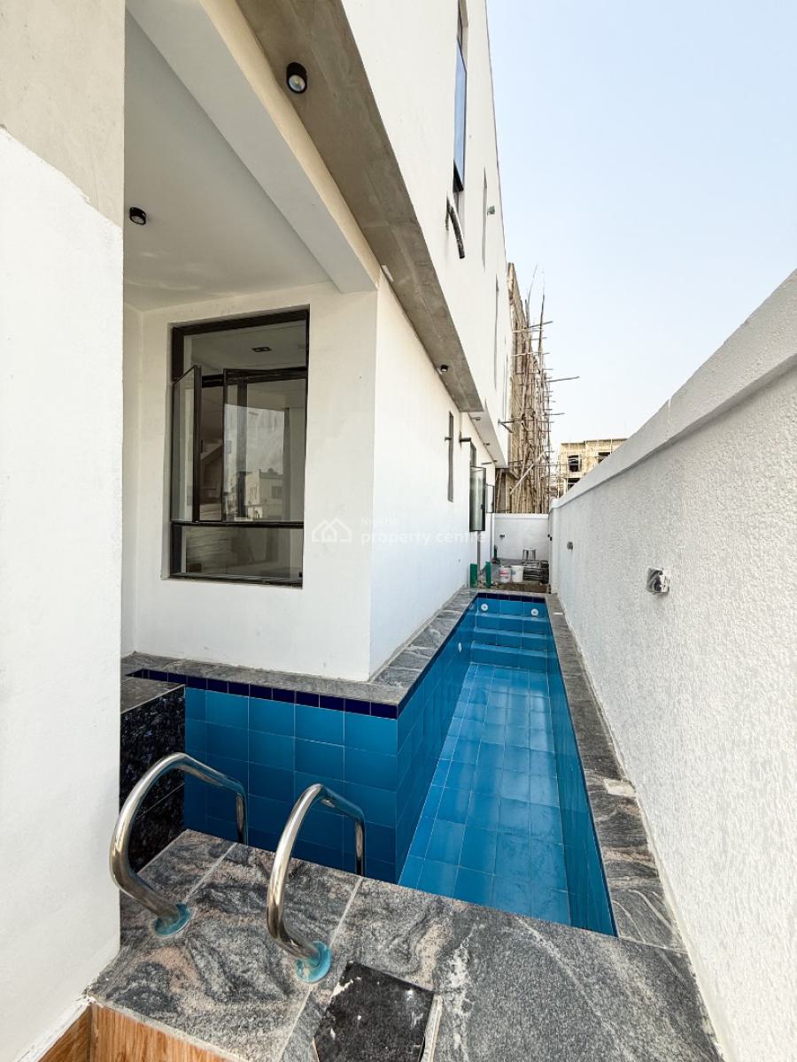 Contemporary 5 Bedroom Fully Detached Duplex with Pool, Chevron, Lekki, Lagos, Detached Duplex for Sale