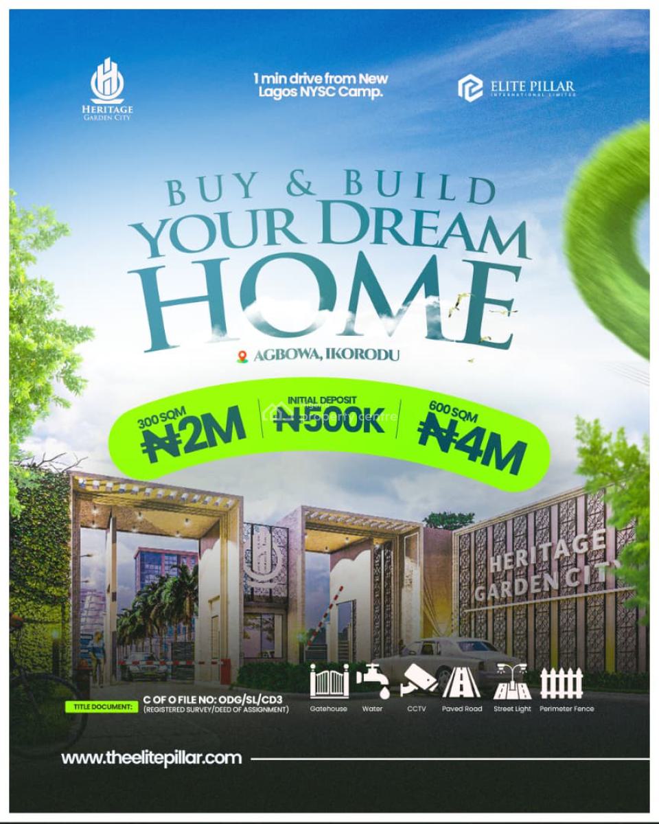 Land, 2 Minutes From Choice City Estate Agbowa, Ikorodu, Lagos, Mixed-use Land for Sale