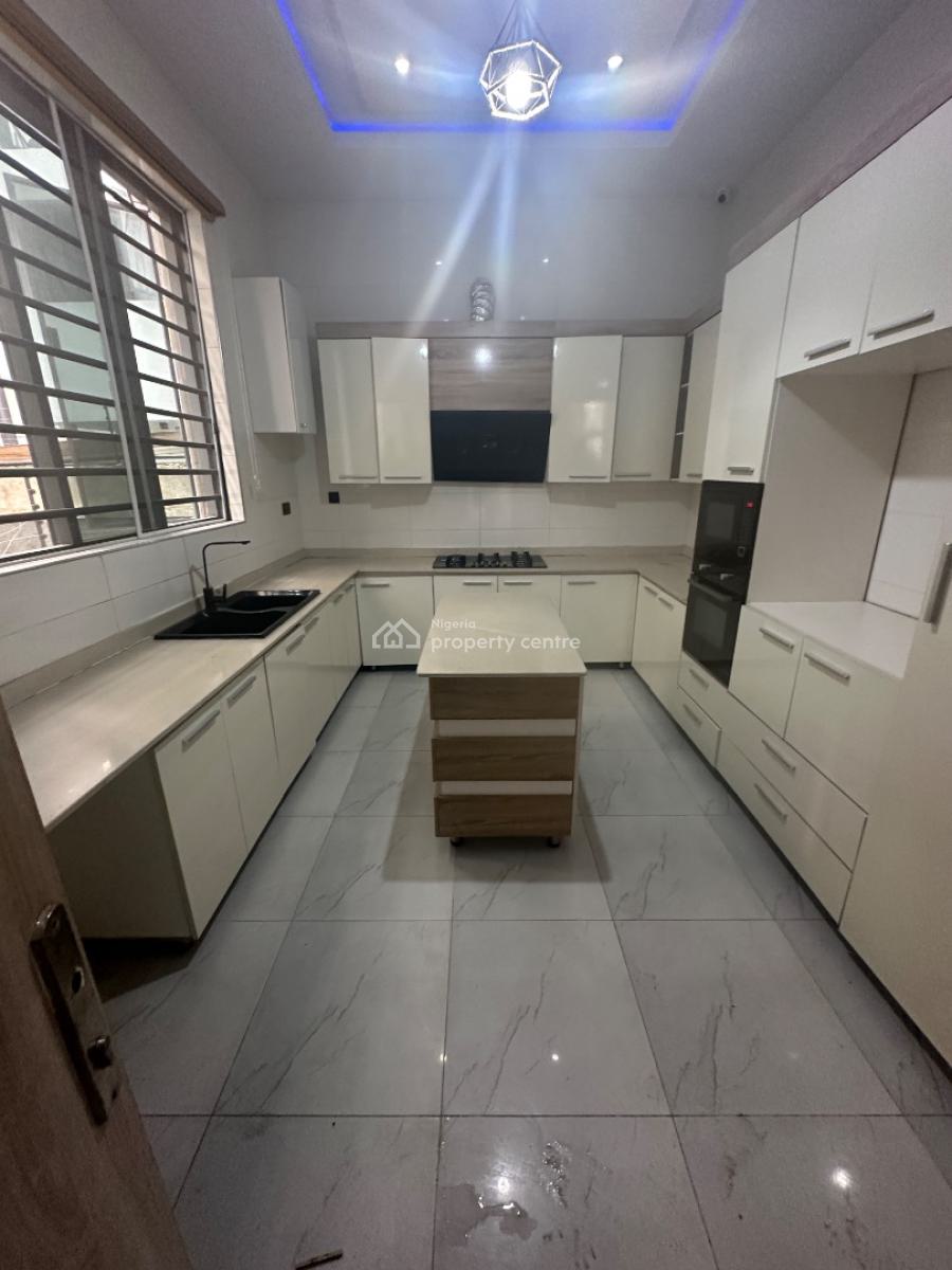 Newly Renovated 4 Bedroom Fully Detached House with a Room Bq, Chevron Alternative Route, Agungi, Lekki, Lagos, Detached Duplex for Rent