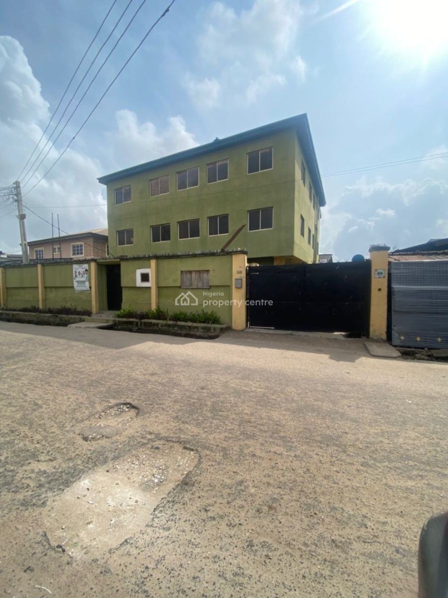 Building on 3 Floors with a 4 Bedroom Bungalow, Akinsanya Street, Ojodu Berger, Ojodu, Lagos, Block of Flats for Sale