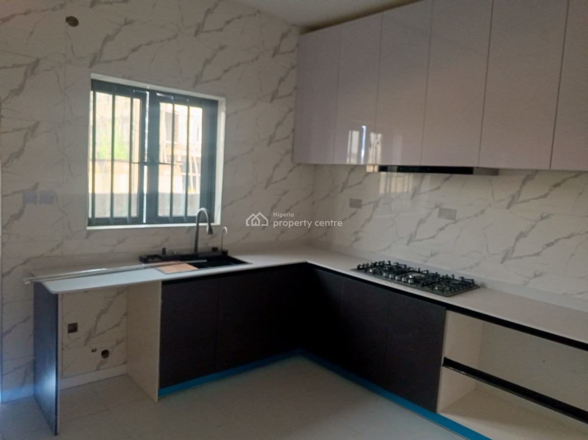Brand New Super Smart 4 Bedroom Terrace Duplex, Atlantic View Estate, Alpha Beach Road, New-road Bustop, Igbo Efon, Lekki, Lagos, Terraced Duplex for Sale