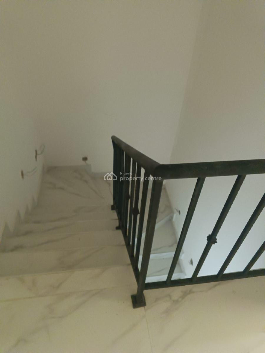 Brand New Super Smart 4 Bedroom Terrace Duplex, Atlantic View Estate, Alpha Beach Road, New-road Bustop, Igbo Efon, Lekki, Lagos, Terraced Duplex for Sale