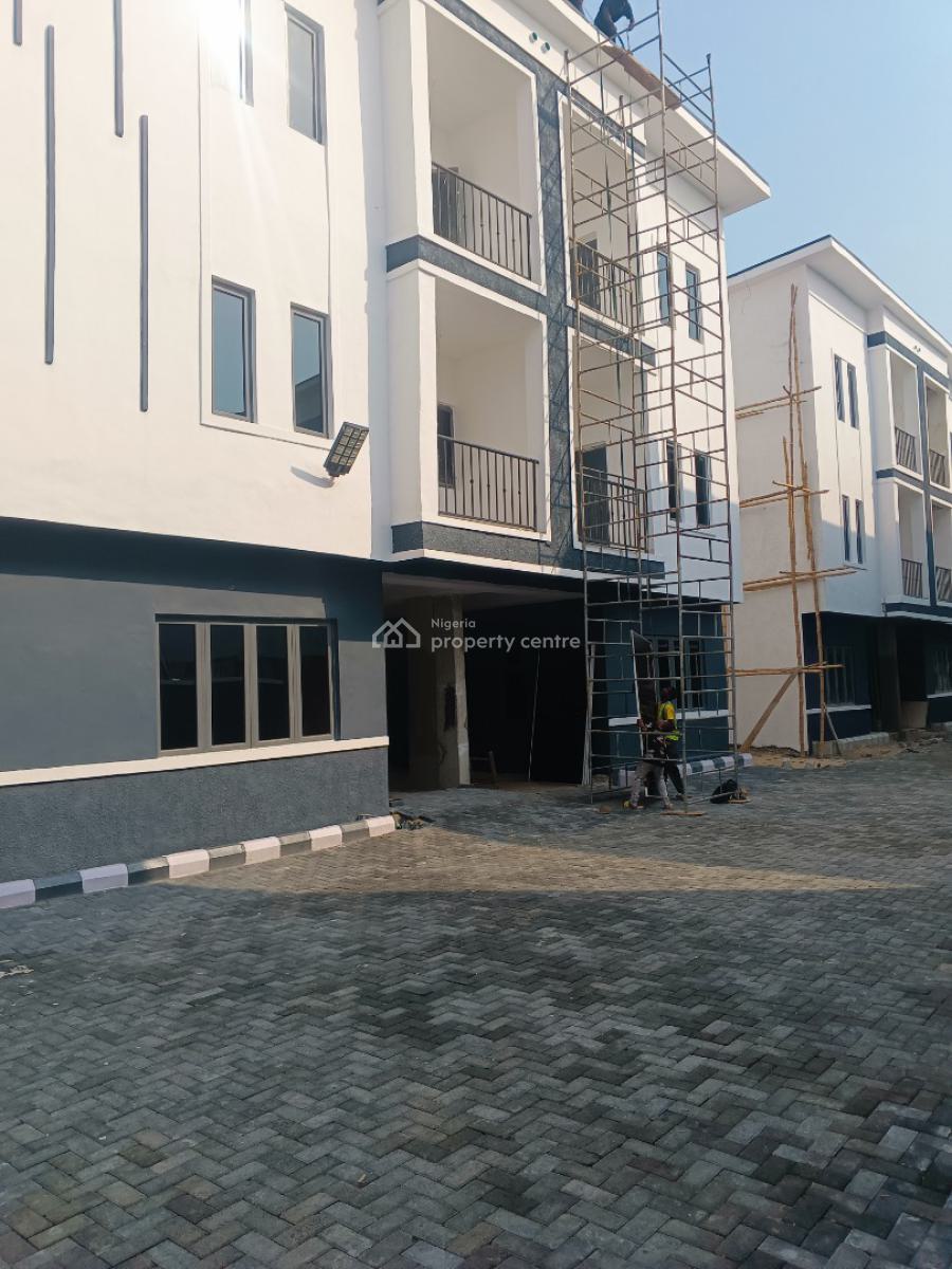 Brand New Super Smart 4 Bedroom Terrace Duplex, Atlantic View Estate, Alpha Beach Road, New-road Bustop, Igbo Efon, Lekki, Lagos, Terraced Duplex for Sale