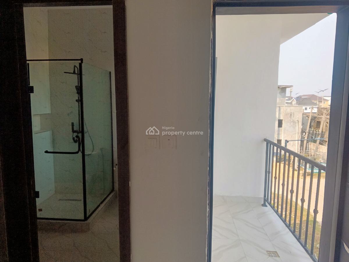 Brand New Super Smart 4 Bedroom Terrace Duplex, Atlantic View Estate, Alpha Beach Road, New-road Bustop, Igbo Efon, Lekki, Lagos, Terraced Duplex for Sale