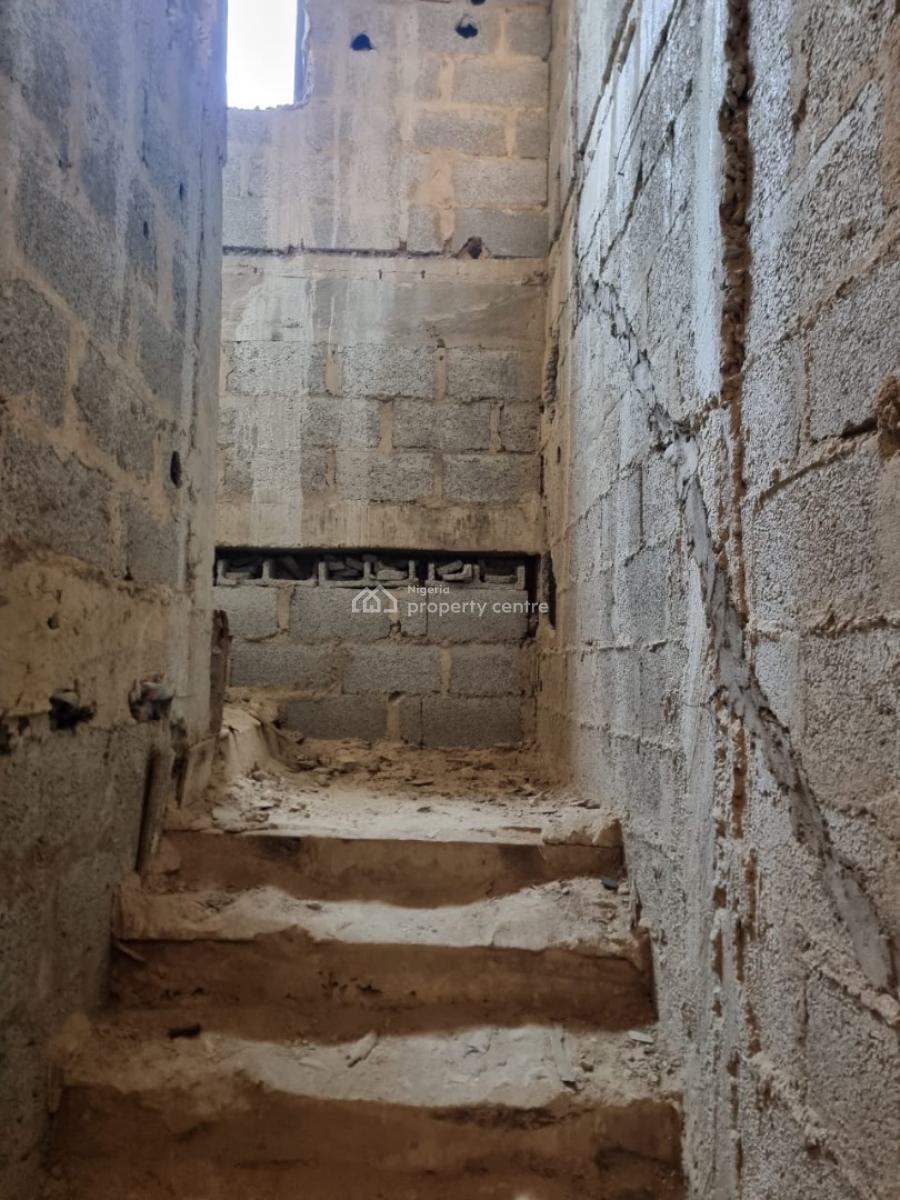 an Advanced 6 Bedroom Duplex Carcass in a Mini Estate of 4 Units, By Gilmore, Jahi, Abuja, Detached Duplex for Sale