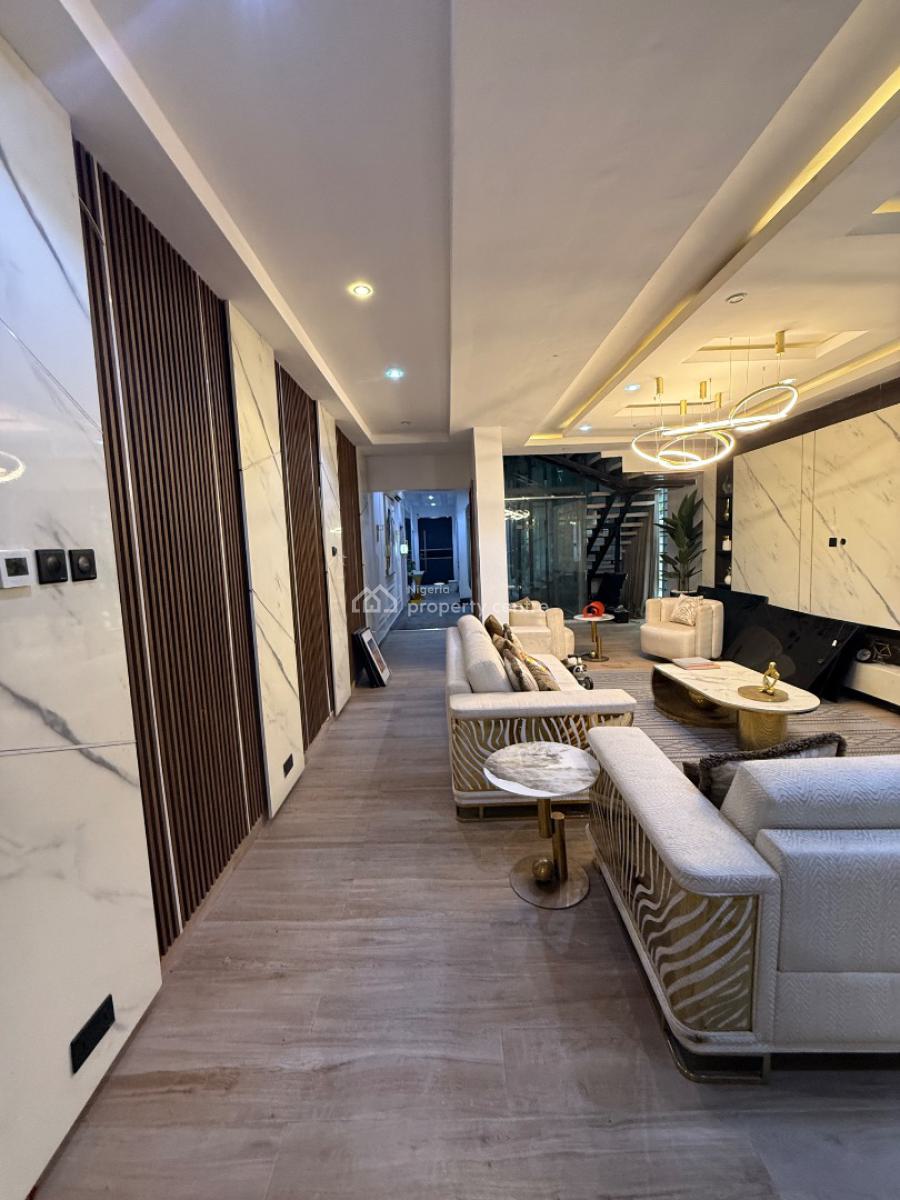 Luxury Waterfront Five Bedrooms Detached with Gym Cinema Jetty Pool Bq, Victoria Garden City Vgc Estate, Lekki Phase 1, Lekki, Lagos, Detached Duplex for Sale
