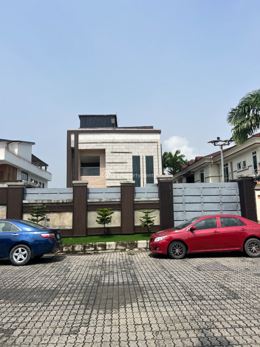 Luxury Waterfront Five Bedrooms Detached with Gym Cinema Jetty Pool Bq, Victoria Garden City Vgc Estate, Lekki Phase 1, Lekki, Lagos, Detached Duplex for Sale