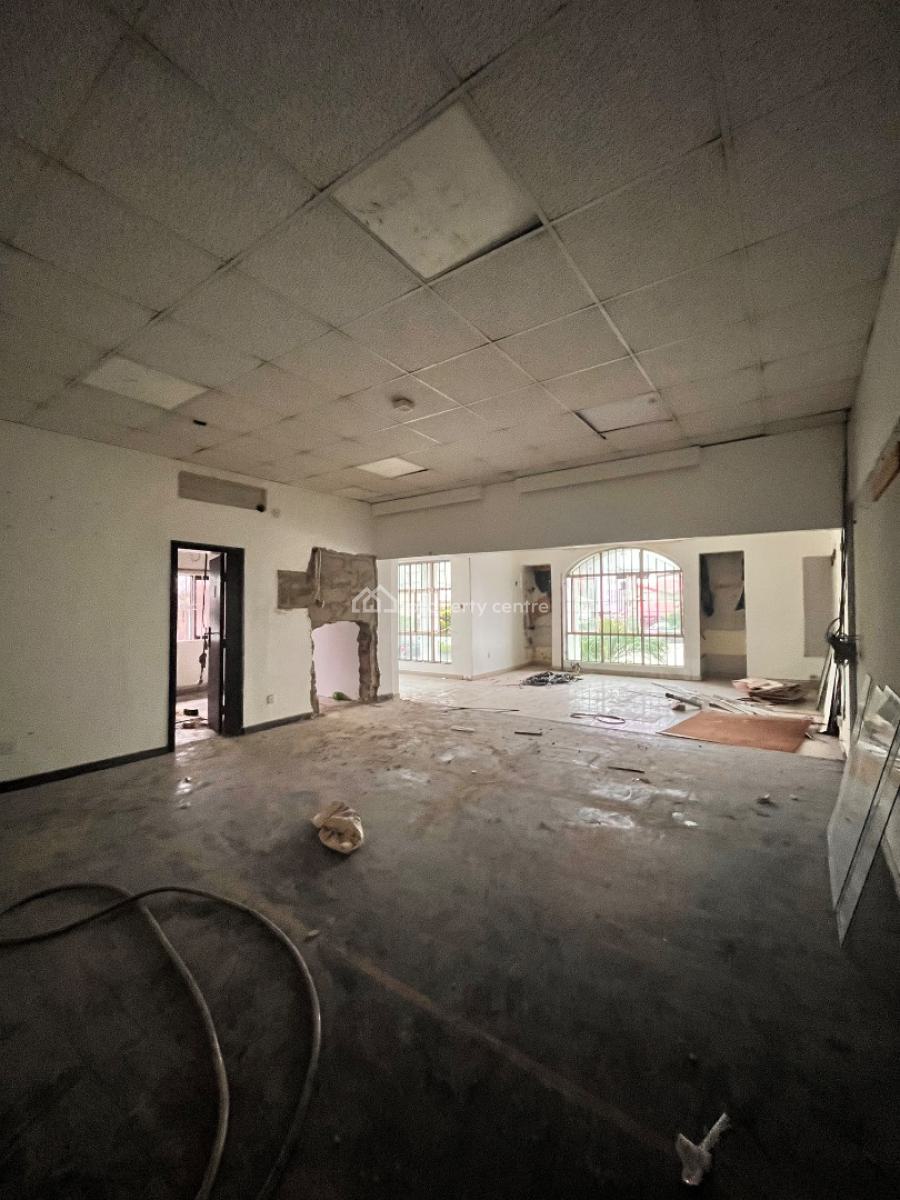 Semi-detached Commercial Property with Open Space & 2 Bq (long Lease), Lekki Phase 1, Lekki, Lagos, Semi-detached Duplex for Rent