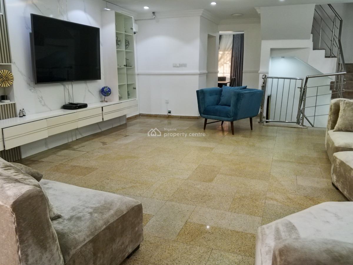 Furnished Luxury 4 Bedroom Terrace Duplex Corner Piece with Bq, Oniru Estate, Oniru, Victoria Island (vi), Lagos, Terraced Duplex for Rent