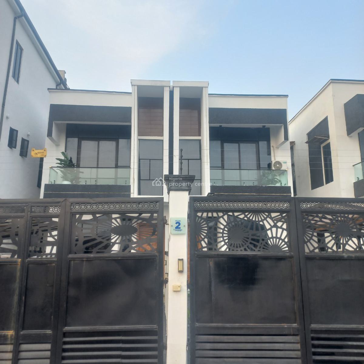 The Most Affordable  Self Compound  Semi Detached with Bq, Chevron Toll Gate,   Orchid Road, Lekki, Lagos, Semi-detached Duplex for Sale
